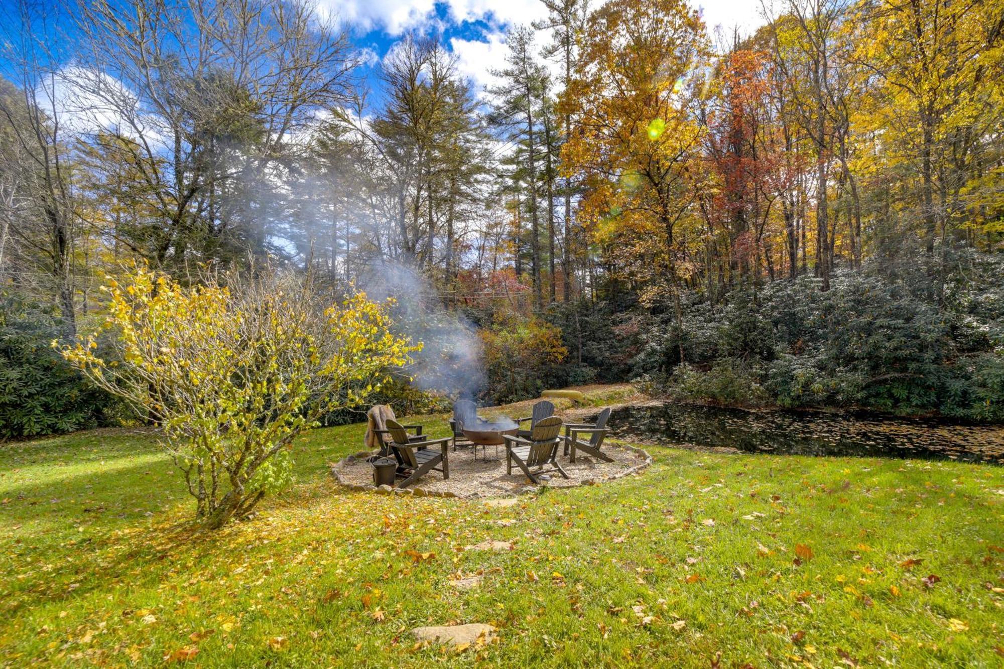 Enchanting Highlands Cottage With Pond And Falls! Екстериор снимка